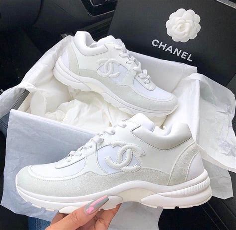 triple white chanel sneakers|chanel white sneakers platform.